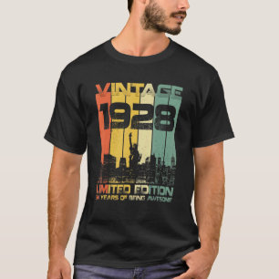 T-shirt 94 ans Vintage 1928 94e anniversaire