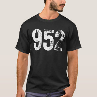 T-shirt 952 Indicatif régional Bloomington MN Zone télépho