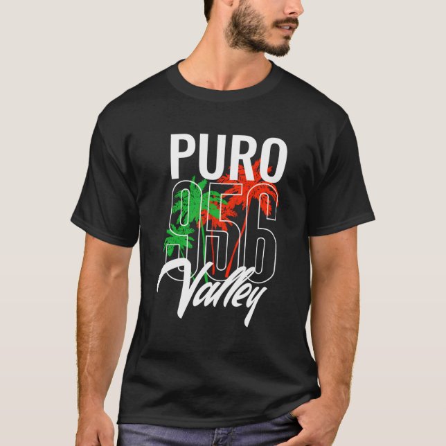 T-shirt 956 Valley Brownsville Mcallen Laredo Padre Sud (Devant)