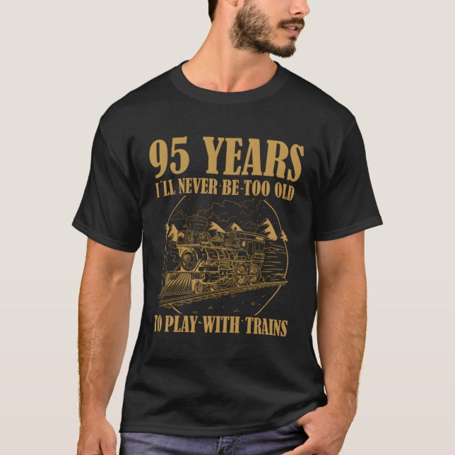 T-shirt 95 Train À Vapeur Du Chemin De Fer 95E (Devant)