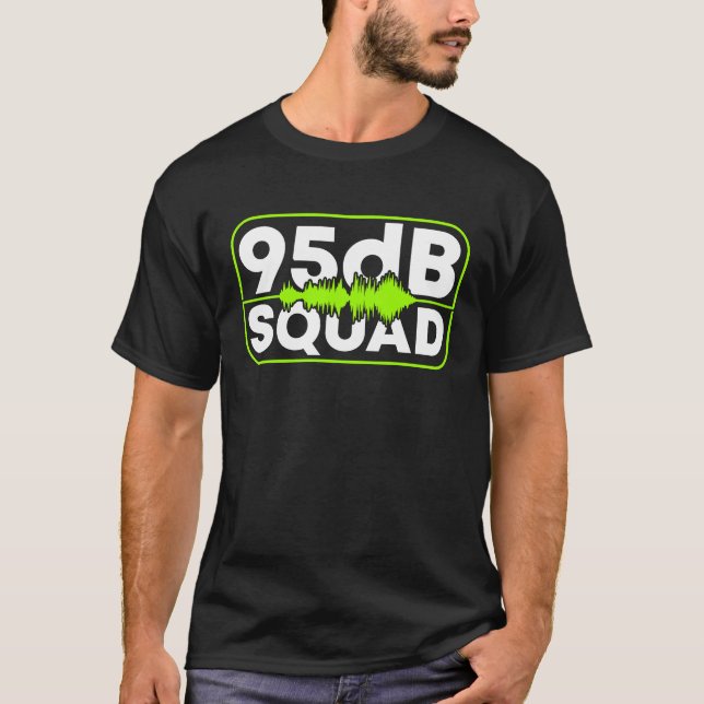 T-shirt 95db Squad ASL Awareness Hand Sign Language Deaf P (Devant)