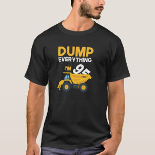 T-shirt 95e anniversaire de construction Camion Dumper 95 