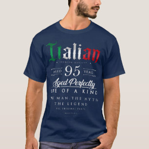 T-shirt 95e Birthday Poison Italian Age 95 years old born