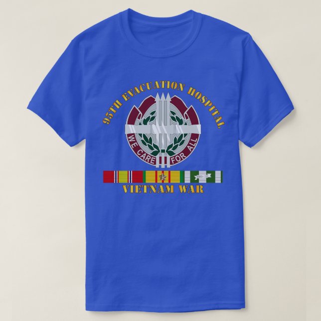 T-shirt 95e Hôpital d'évacuation Vietnamw V N SVC (Design devant)