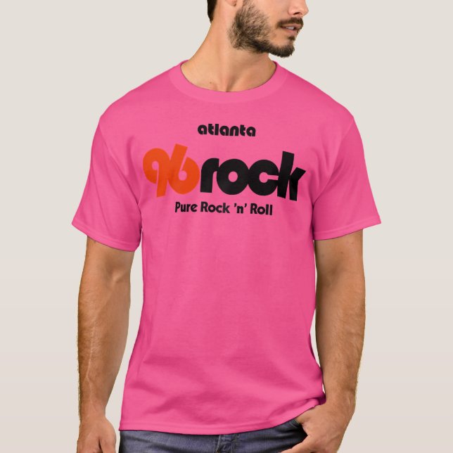 T-shirt 96 Rock Atlanta 	 Baseball (Devant)