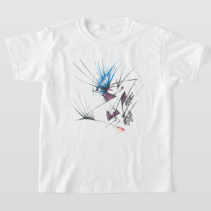 T-shirt 96 Tatouages Tribaux Abstraits Colorés