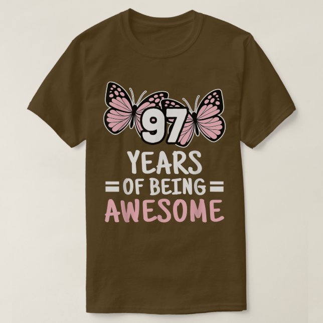 T-shirt 97 Ans D'Être Impressionnant 97e Anniversaire 97 A (Design devant)