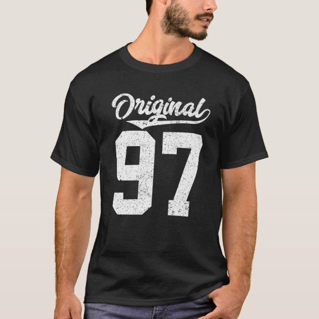 T-shirt 97Th Birthday And Original Ninety-Seven (Devant)