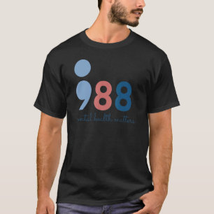 T-shirt 988 La santé mentale, les questions de prévention 