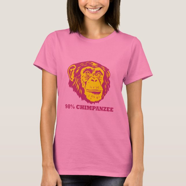 T-shirt 98% Chimpanzé (Devant)