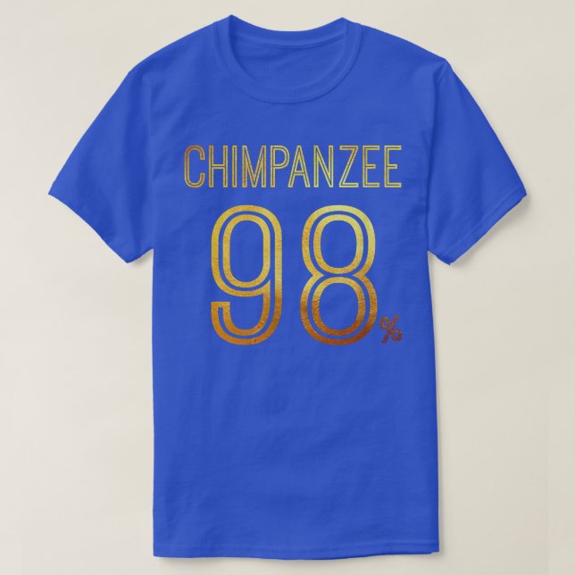 T-shirt 98 Chimpanzé Big Monkey Evolution Science Silly F (Design devant)