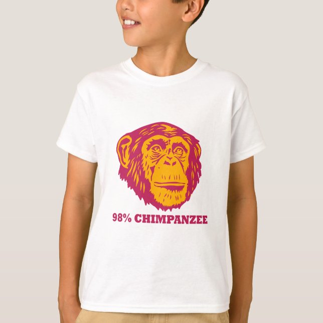 T-shirt 98% Chimpanzee (Devant)