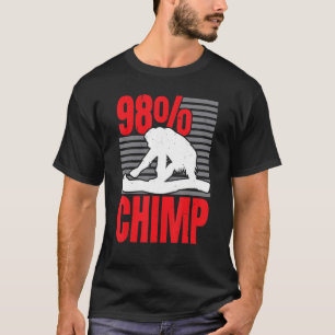 T-shirt 98 Whisperer de chimpanzé de singe de l'espèce Ape