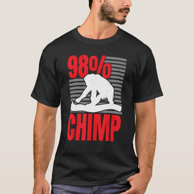 T-shirt 98 Whisperer de chimpanzé de singe de l'espèce Ape (Devant)