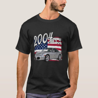 T-shirt 996 GT3 Turbo 2004 04 911 4 juillet Américain