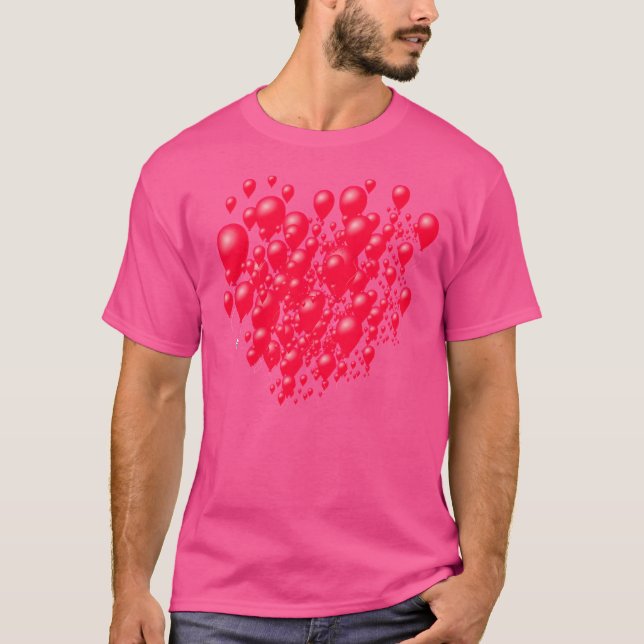 T-shirt 99 Ballons rouges (Devant)