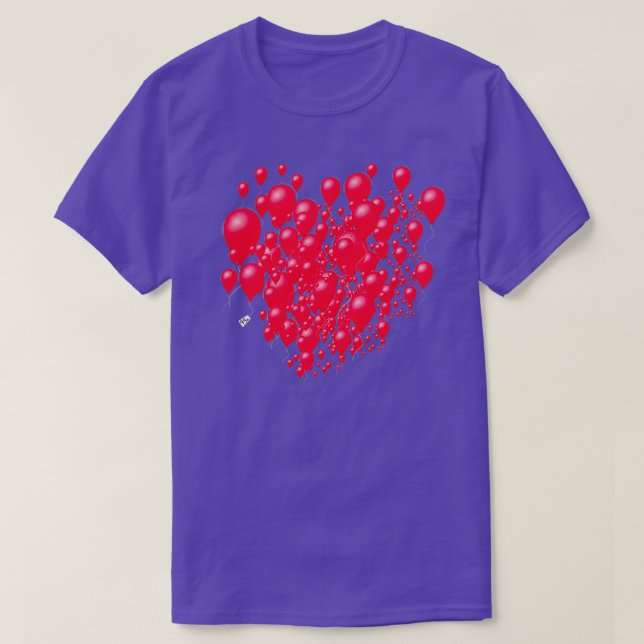 T-shirt 99 ballons rouges (Design devant)