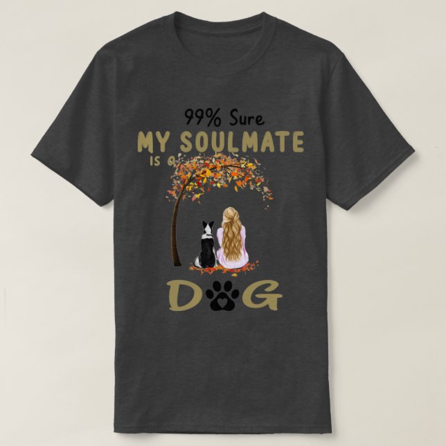 T-shirt 99 Bien Sûr Mon Âne Est Une Frontière Collie Amour (Design devant)