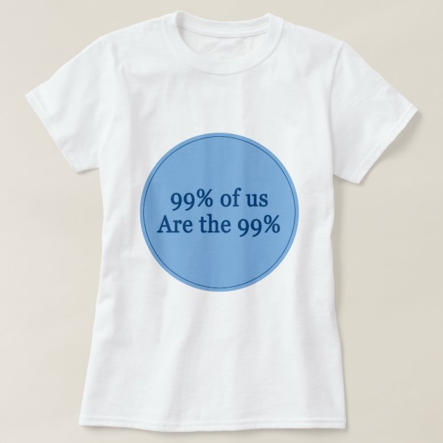 T-shirt 99% d'entre nous citent des poèmes poétiques (Design devant)
