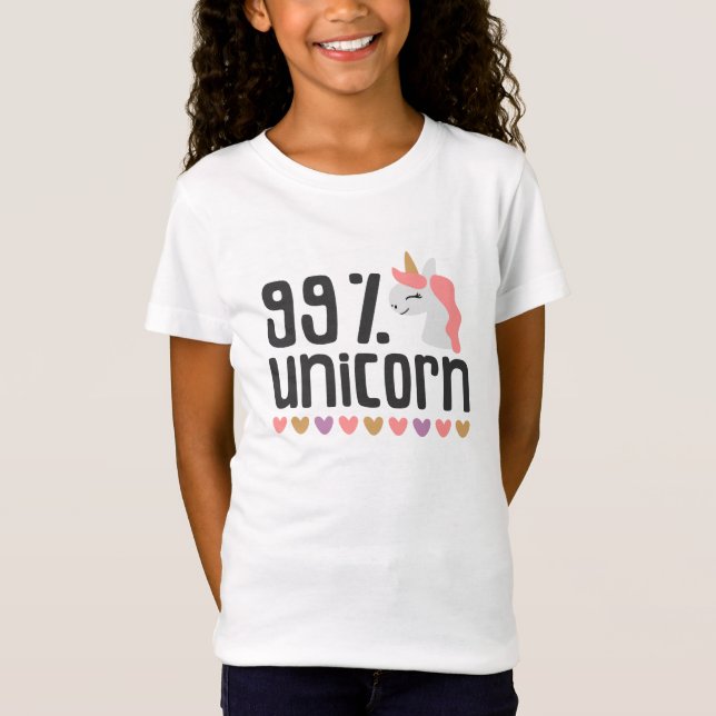 T-Shirt 99% licorne (Devant)