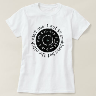 T-shirt 99 Problèmes Pitchpipe noire