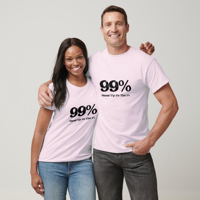 T-shirt 99% - Support jusqu'au 1% (Unisexe)