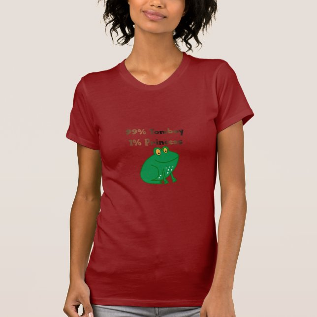 T-shirt 99% Tomboy 1% Princesse (Devant)