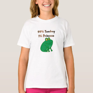T-shirt 99% Tomboy 1% Princesse
