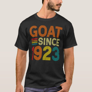 T-shirt 99e anniversaire 99 ans chèvre depuis 1923