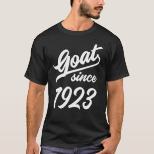 T-shirt 99e anniversaire 99 ans chèvre depuis 1923
