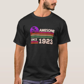 T-shirt 99e anniversaire Hommes Femmes stupéfiant depuis 1