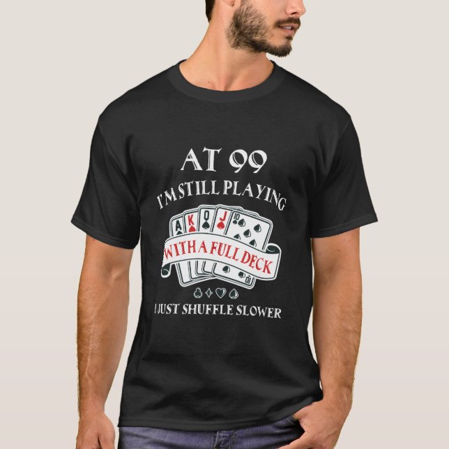 T-shirt 99Th Pour 99 Cartes à Jouer (Devant)