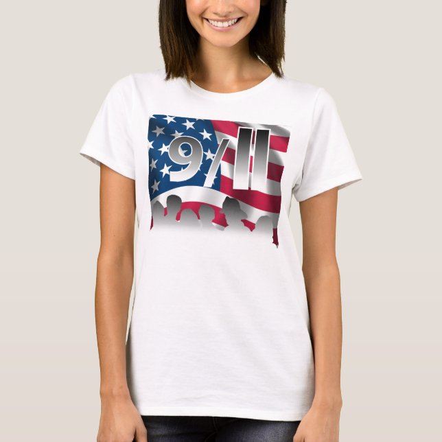 T-shirt 9/11 chemise commémorative (Devant)