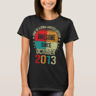 T-shirt 9 Ancien stupéfiant depuis Octobre 2013 9e anniver