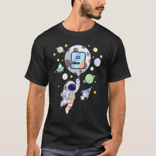 T-shirt 9 Anniversaire Boy Astronaut Space 9th B Da