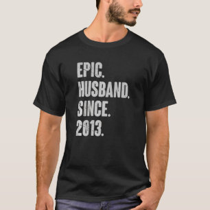 T-shirt 9 Anniversaire Mariage Pour Lui Épique Mari Depuis