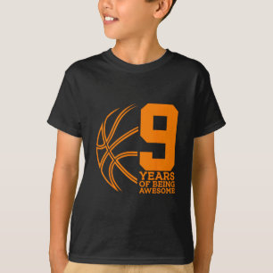 T-shirt 9 Ans À Être Incroyable Sketll 9e Anniversaire