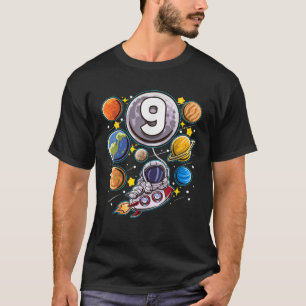 T-shirt 9 ans Anniversaire Astronaut 9e anniversaire Space