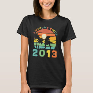 T-shirt 9 ans Awesome depuis 2013 9e anniversaire