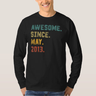 T-shirt 9 ans Awesome depuis mai 2013 9e anniversaire