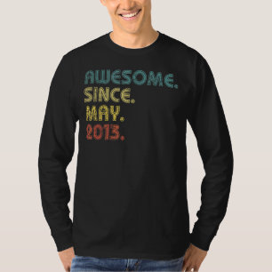 T-shirt 9 ans Awesome depuis mai 2013 9e anniversaire