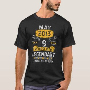 T-shirt 9 ans Awesome depuis mai 2013 9e anniversaire