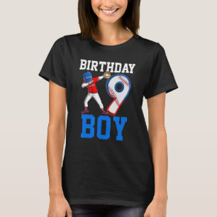 T-shirt 9 Ans Baseball Thématique 9e Anniversaire Fête Spo