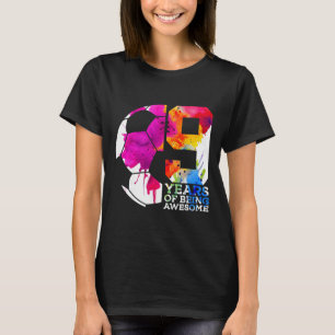 T-shirt 9 Ans De Football Génial 9ème Anniversaire _2