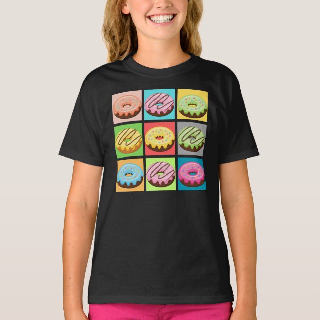 T-shirt 9 arômes de beignes (Devant)