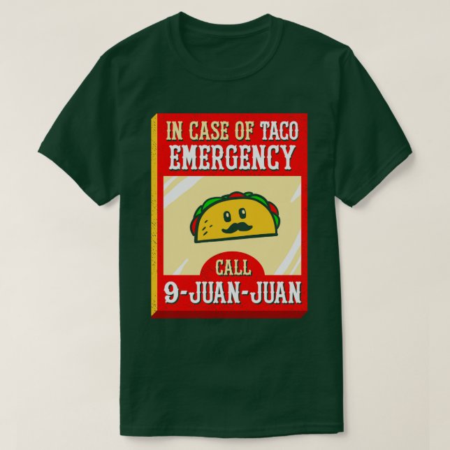 T-shirt 9 Juan Juan En Coque De Taco Urgence (Design devant)
