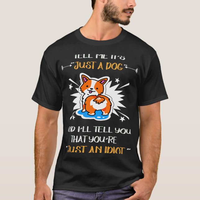 T-shirt 9 Juste un idiot 72 (Devant)