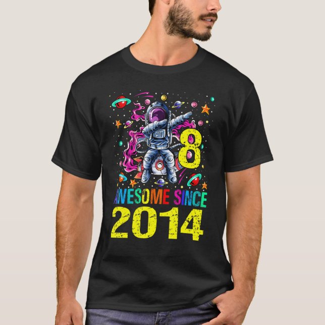 T-shirt 9 Magnifique depuis 2013 Astronaut 9e Anniversaire (Devant)