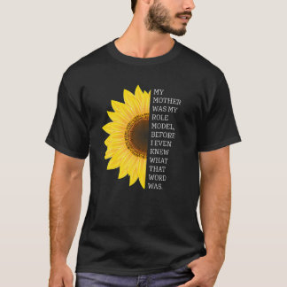 T-shirt 9 Mai Ma Mère Était Mon Rôle Modèle Fête des Mères