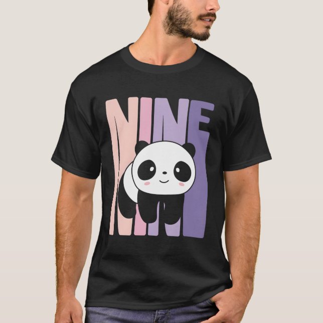 T-shirt 9 Panda 9E B Jour (Devant)